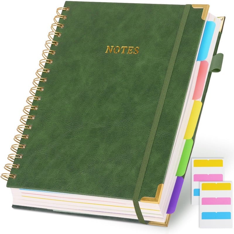 Premium Leather Spiral Notebook
