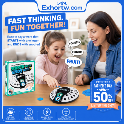 🎲Spin & Shout Word Game – Fast-Paced Family Game with Letter Wheels