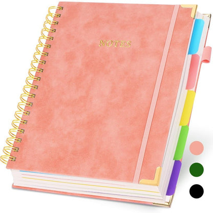 Premium Leather Spiral Notebook