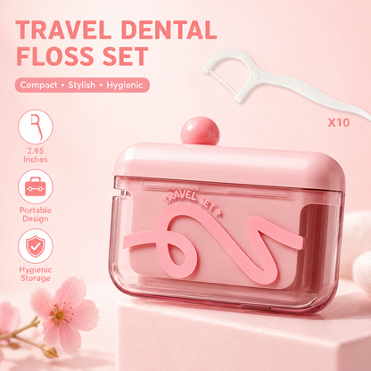 🛫One-Press Pop-Up Floss Pick Case