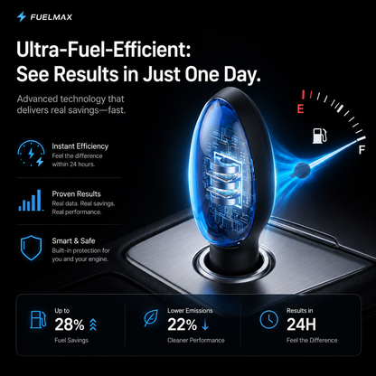 🚗Saves 30% on fuel consumption. — Plug-and-Play Fuel Saver: Drive Further, Improve Fuel Efficiency