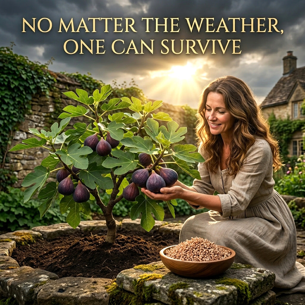 🌳 Bears fruit within a year! This high-yielding, dwarf fig variety can be planted year-round. Featuring sweet, fresh, and crisp flesh, it is ideal for cultivation in pots, on balconies, or on farms, and is suitable for a wide range of climates.