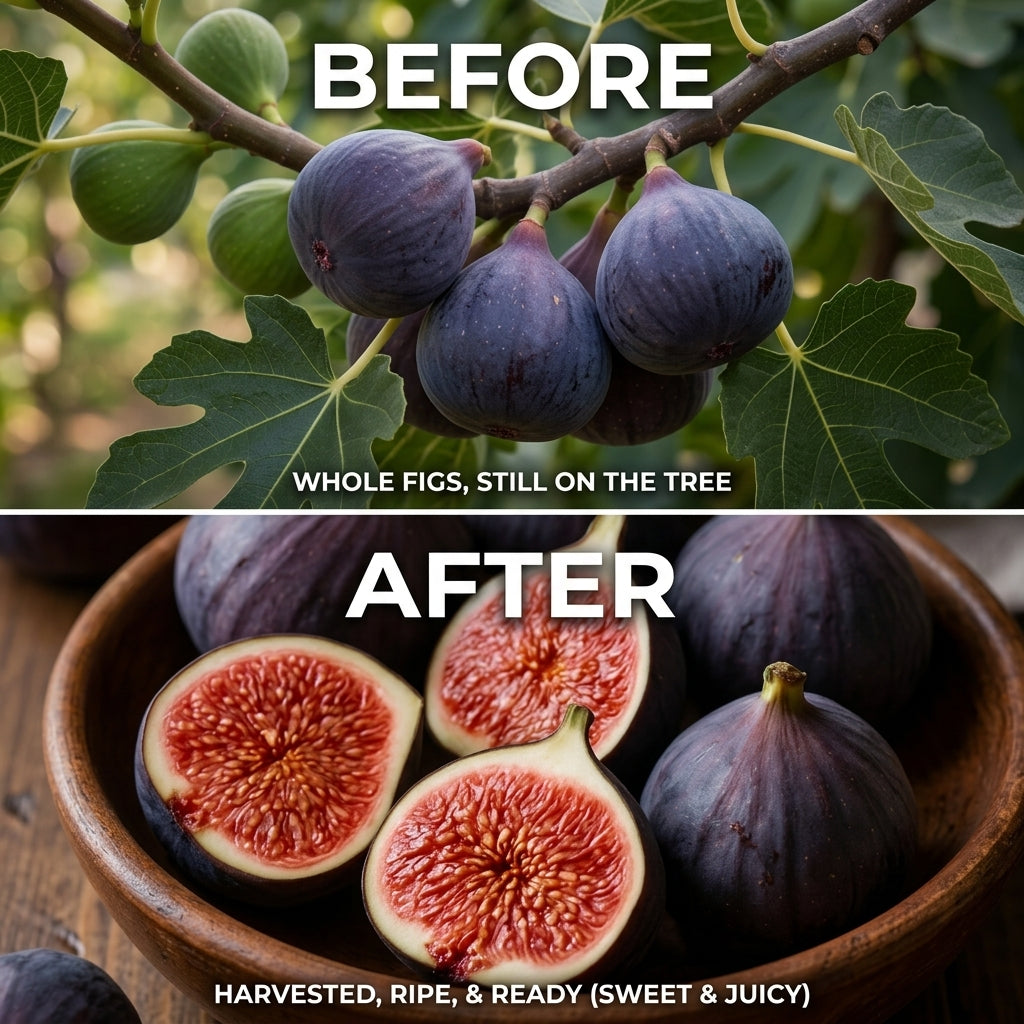 🌳 Bears fruit within a year! This high-yielding, dwarf fig variety can be planted year-round. Featuring sweet, fresh, and crisp flesh, it is ideal for cultivation in pots, on balconies, or on farms, and is suitable for a wide range of climates.