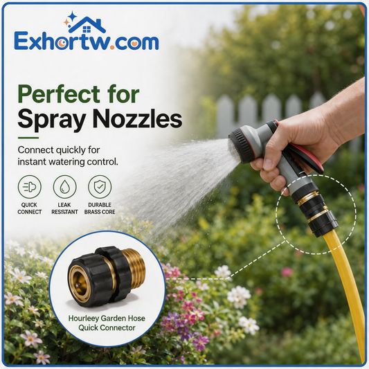 🔥2026 Hot Sale 65K+✨ Hourleey Garden Hose Quick Connector