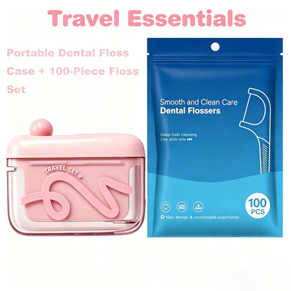 🛫One-Press Pop-Up Floss Pick Case